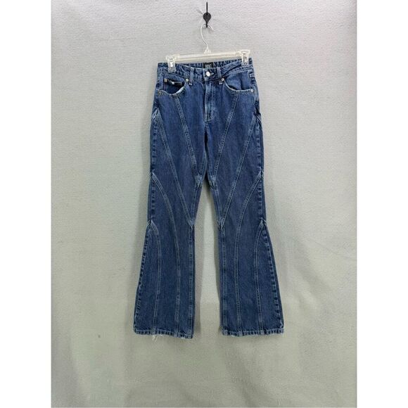 Urban Outfitters BDG High-Waisted Seamed ‘90s Bootcut Jean — Indigo Size 25 - Picture 11 of 11